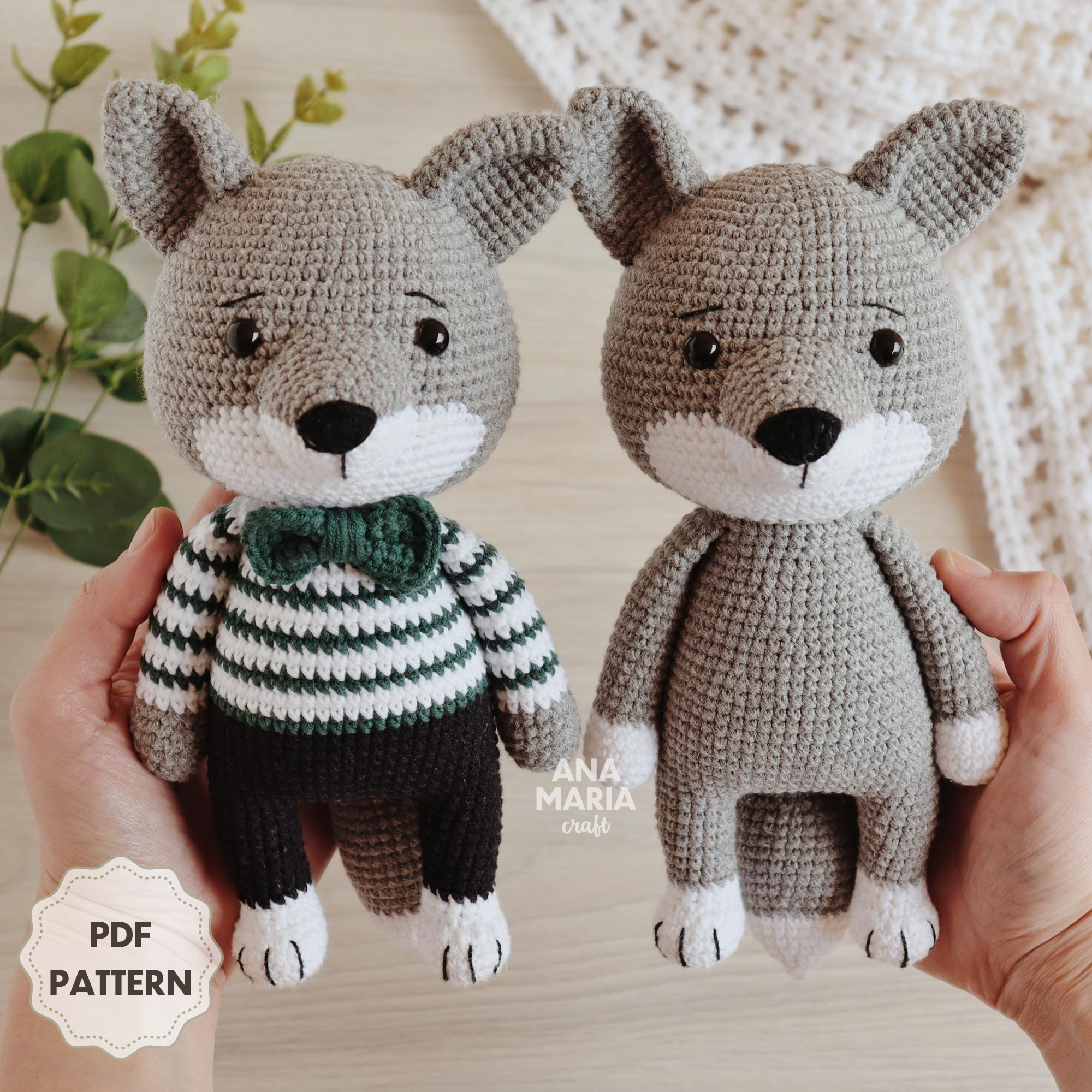 amigurumi lobo