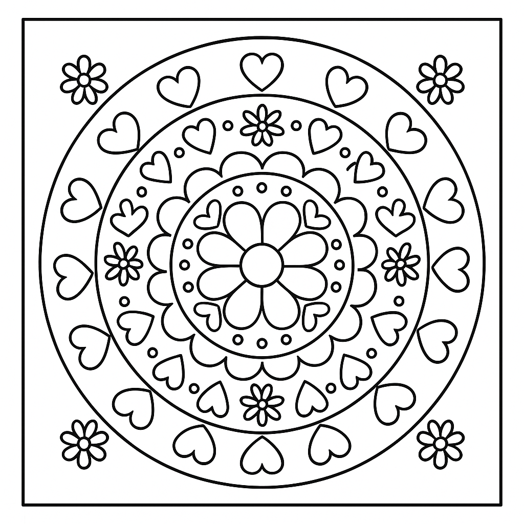 colorir online mandala