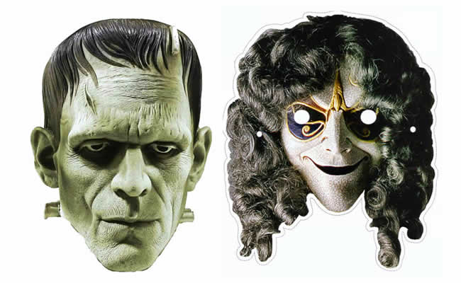 máscaras de halloween infantis para imprimir
