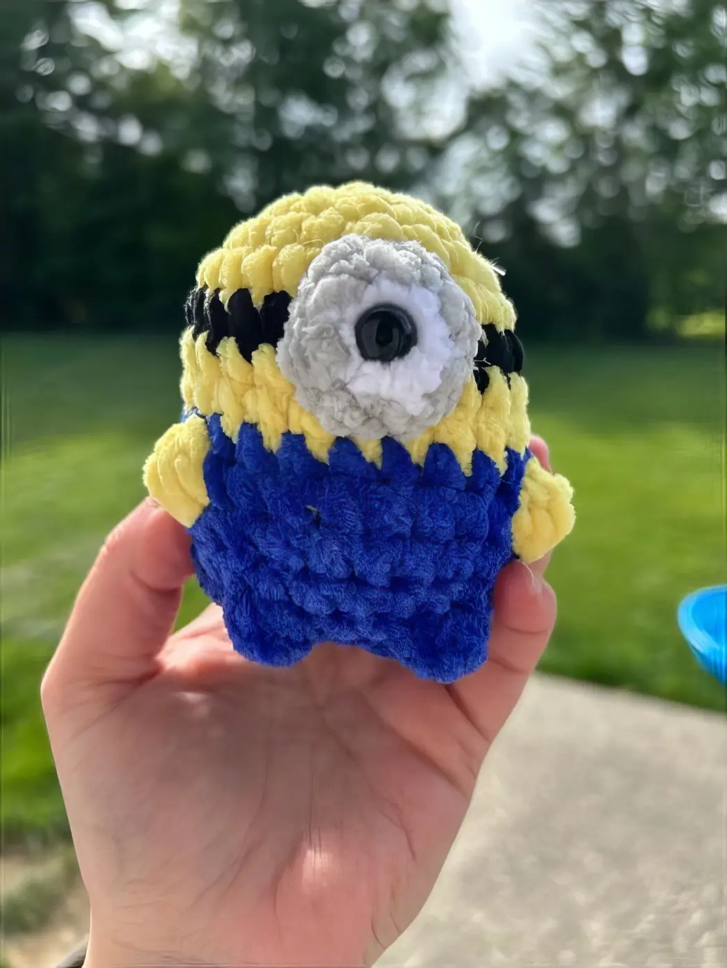 receita de minion em crochê