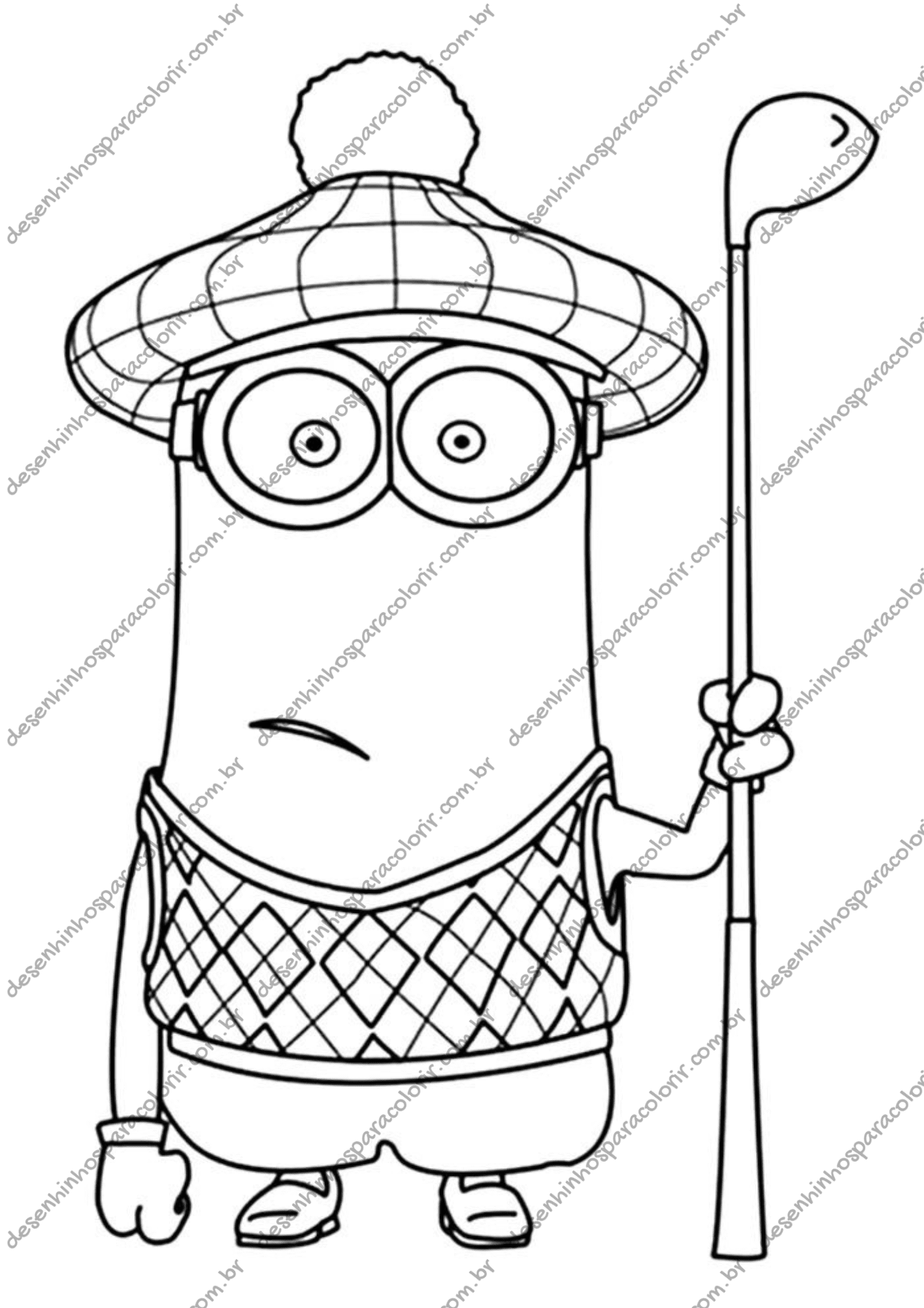 minions para colorir 2026