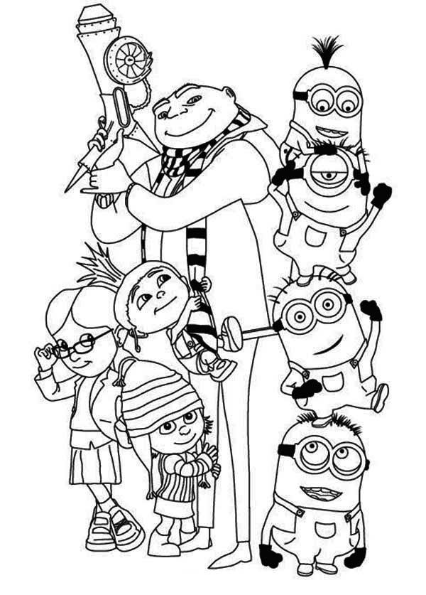 minions colorir imprimir
