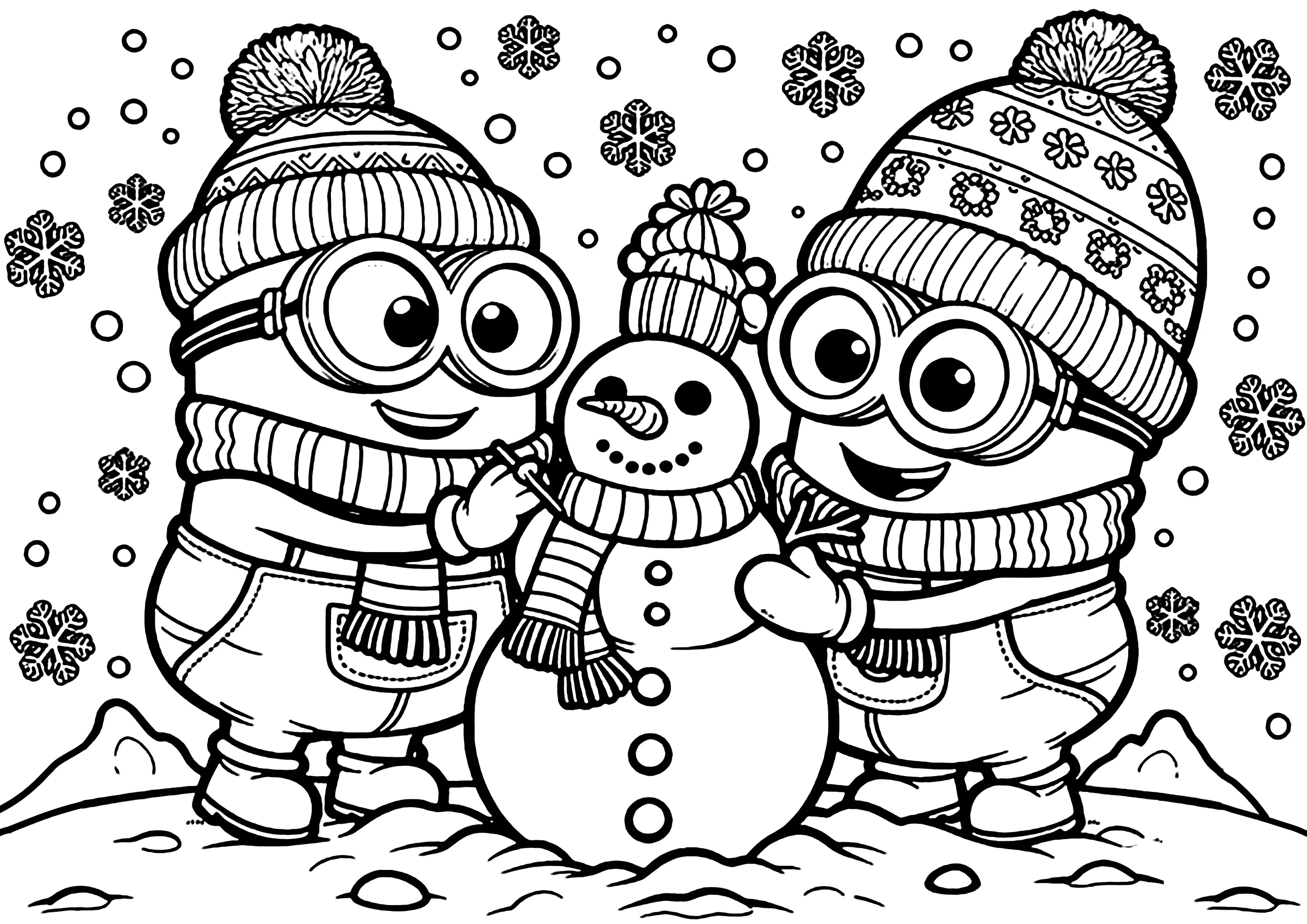 minions para colorir grátis