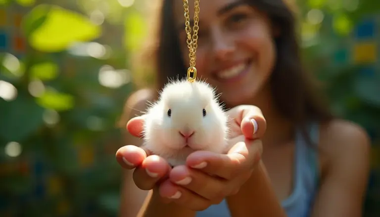 amuleto de sorte pata de coelho