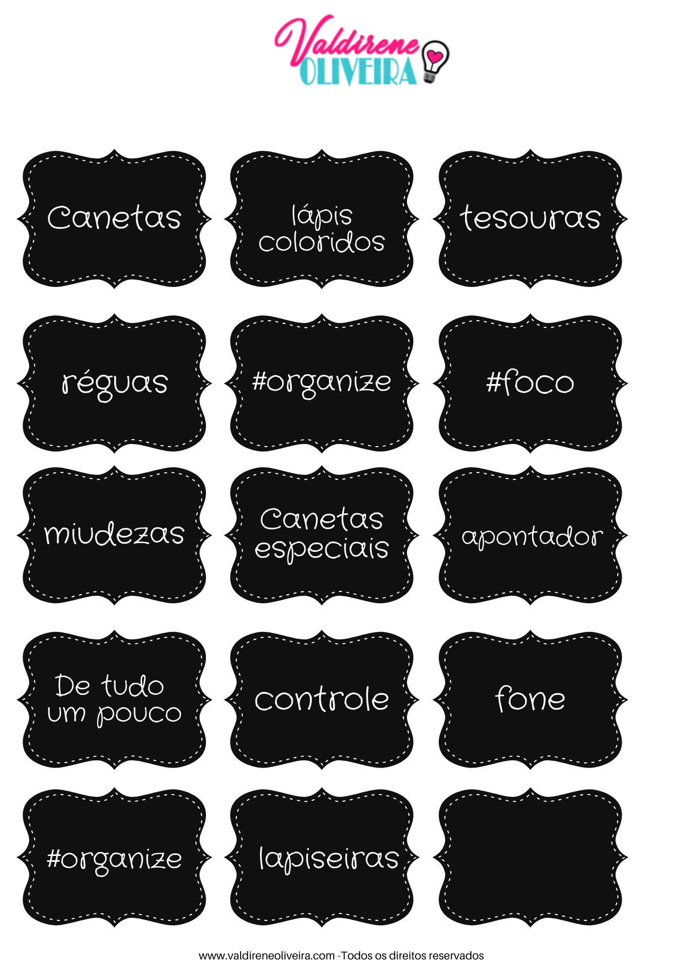 modelos de etiquetas para imprimir grátis