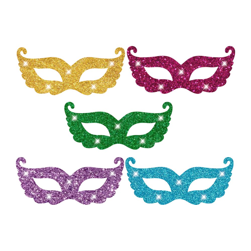 máscara de carnaval de tule