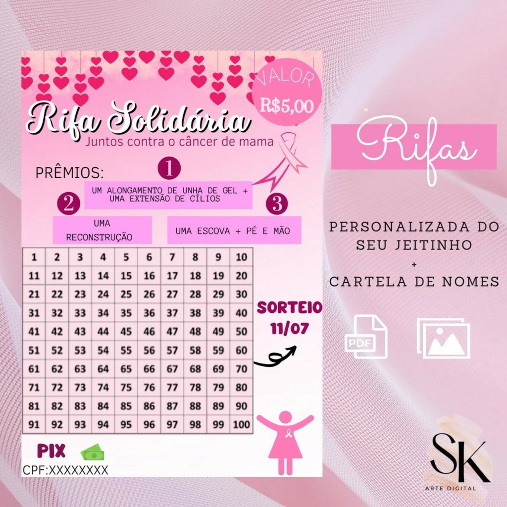 como fazer rifa beneficente