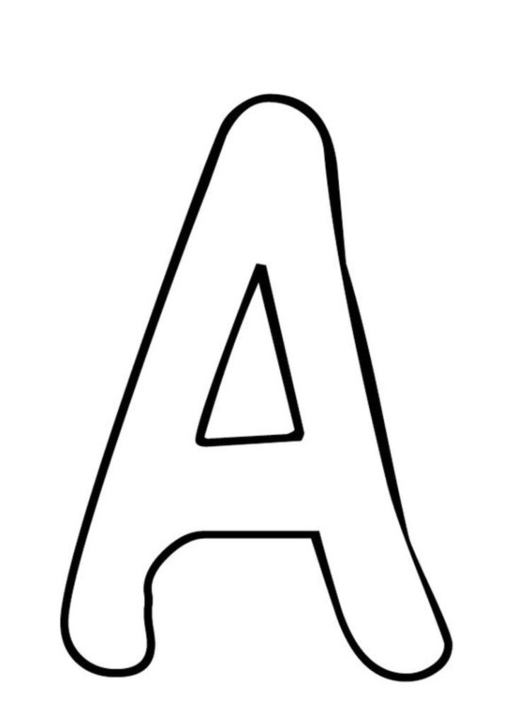 moldes de letras em EVA