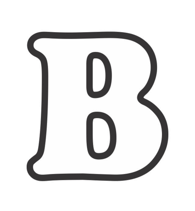 letras de feltro para recortar