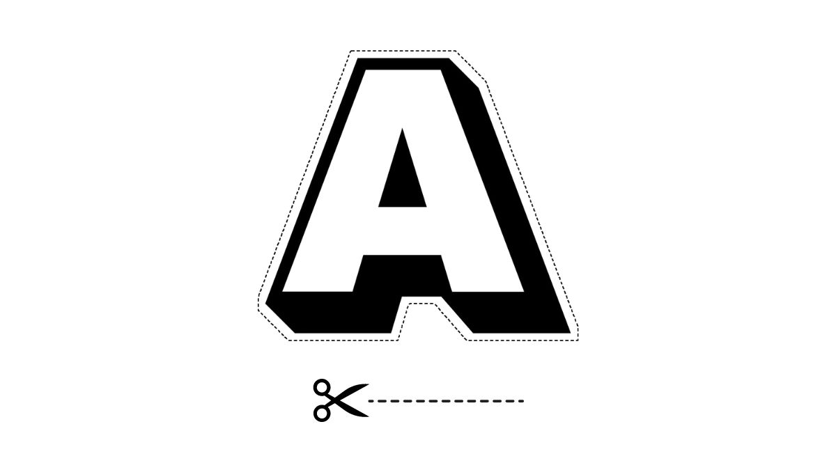 letras de feltro para recortar