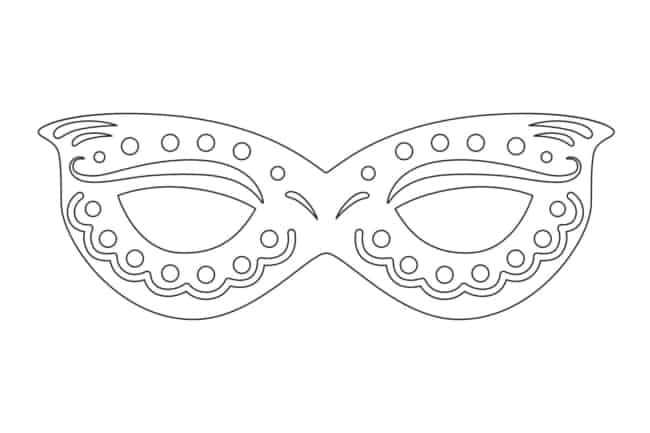 máscaras de carnaval para imprimir grátis