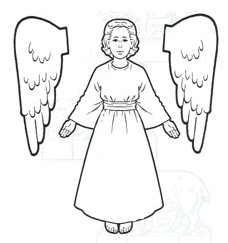 molde anjo feltro para imprimir