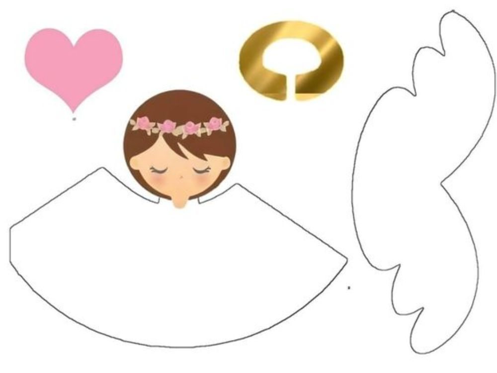 molde anjo eva para imprimir