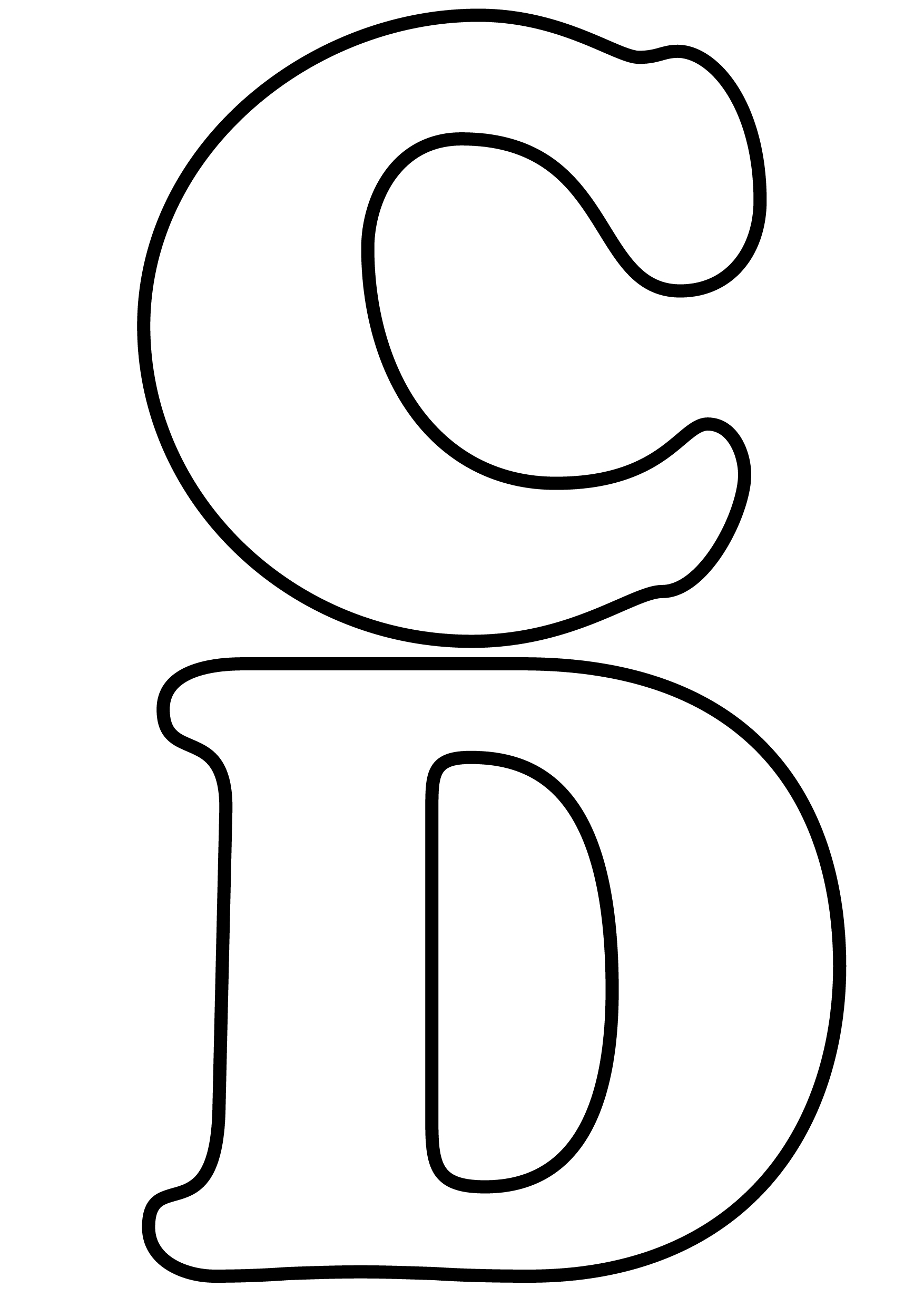 molde letra E para imprimir