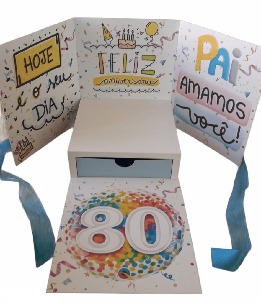 caixa de papel para montar