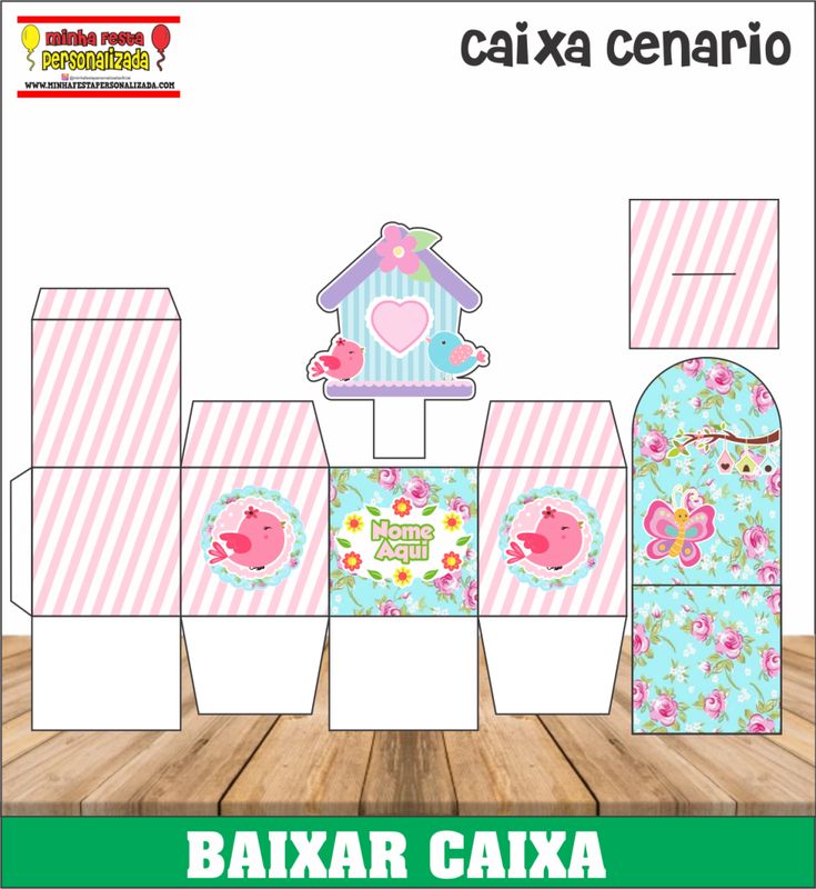 caixa melancia eva