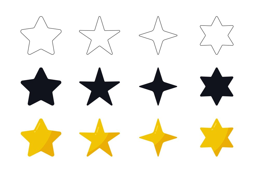 moldes de estrelas para artesanato infantil