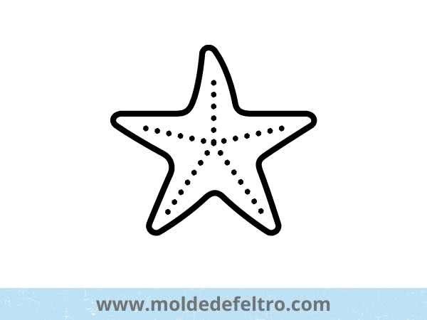 enfeite estrela feltro