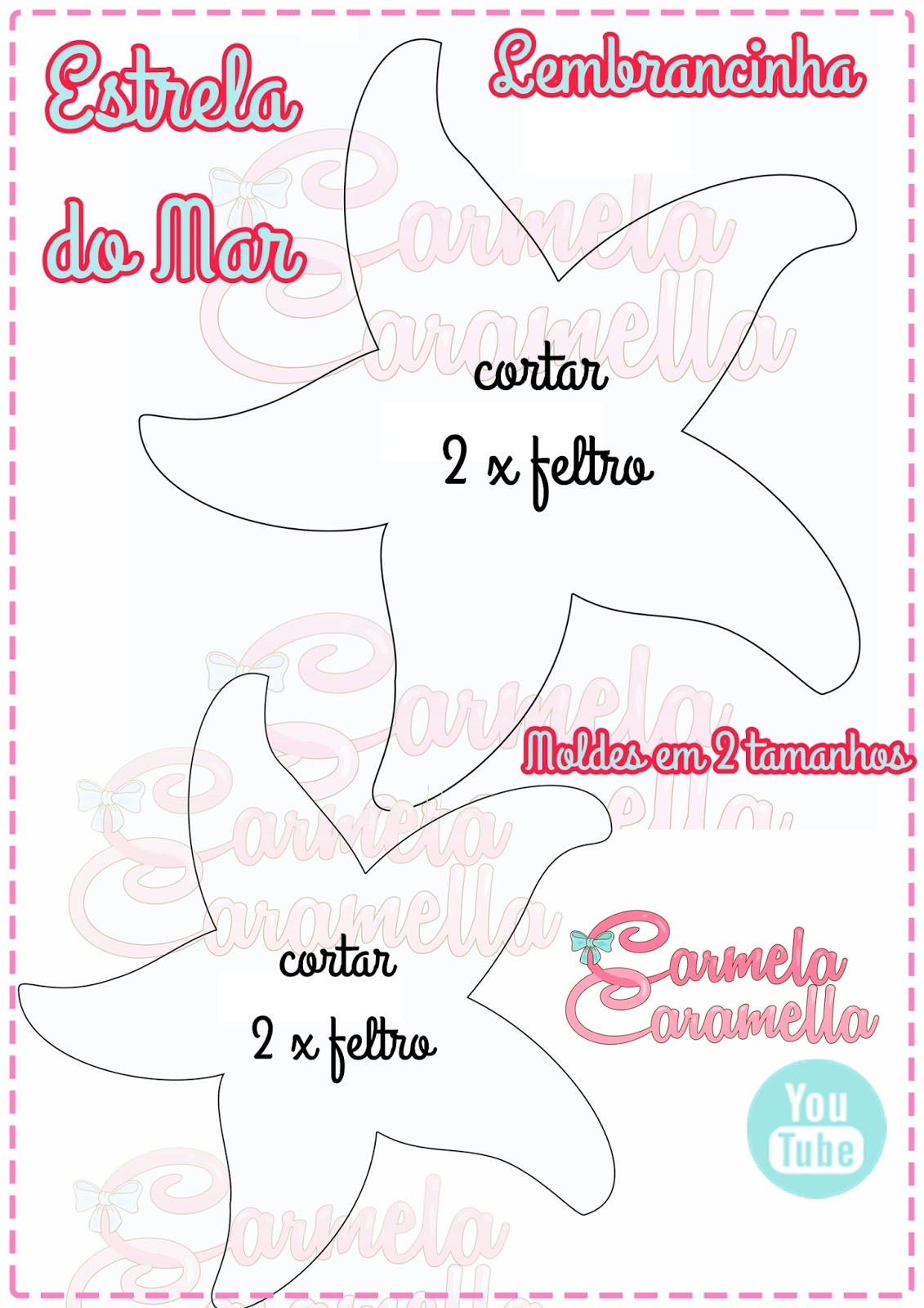 molde estrela maternidade