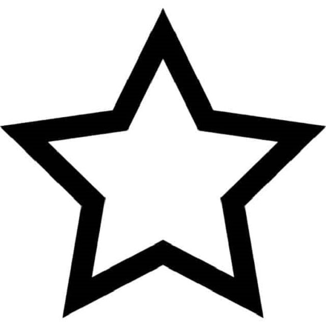 molde estrela natal imprimir