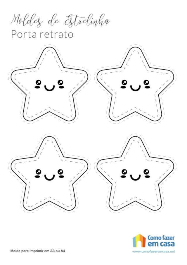 papel estrela para artesanato