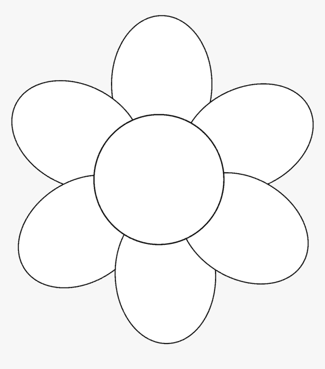 molde de flor em feltro para mural