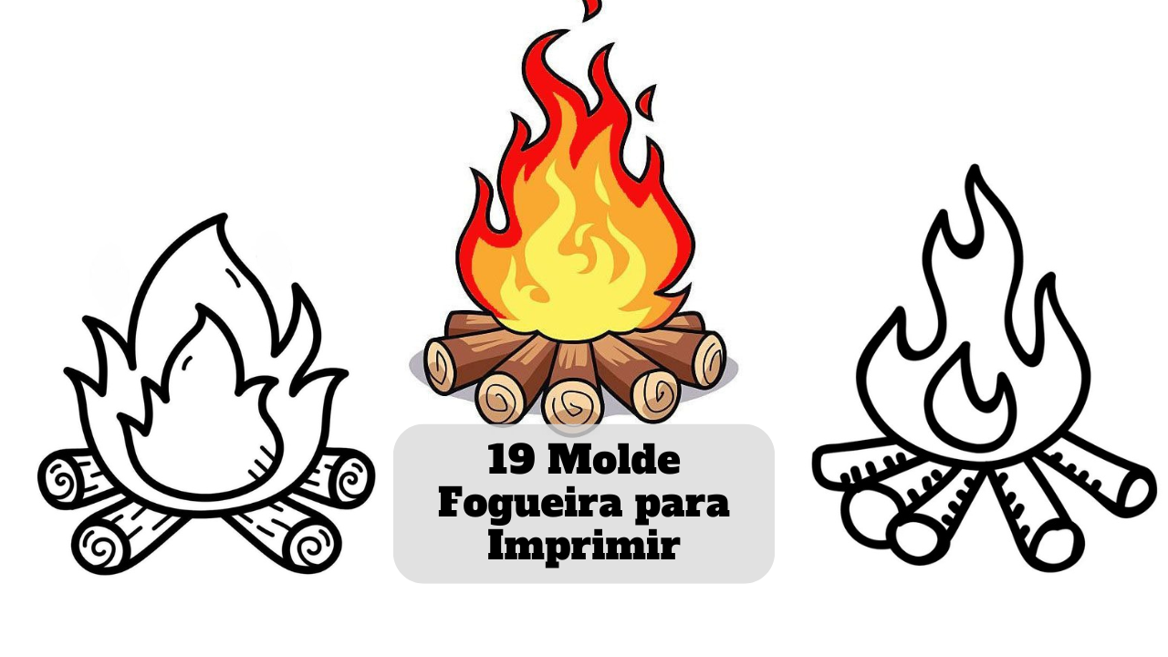 molde fogueira são joão eva