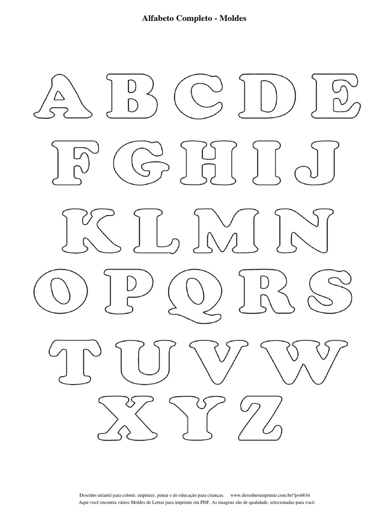 moldes de letras para cortar tecido