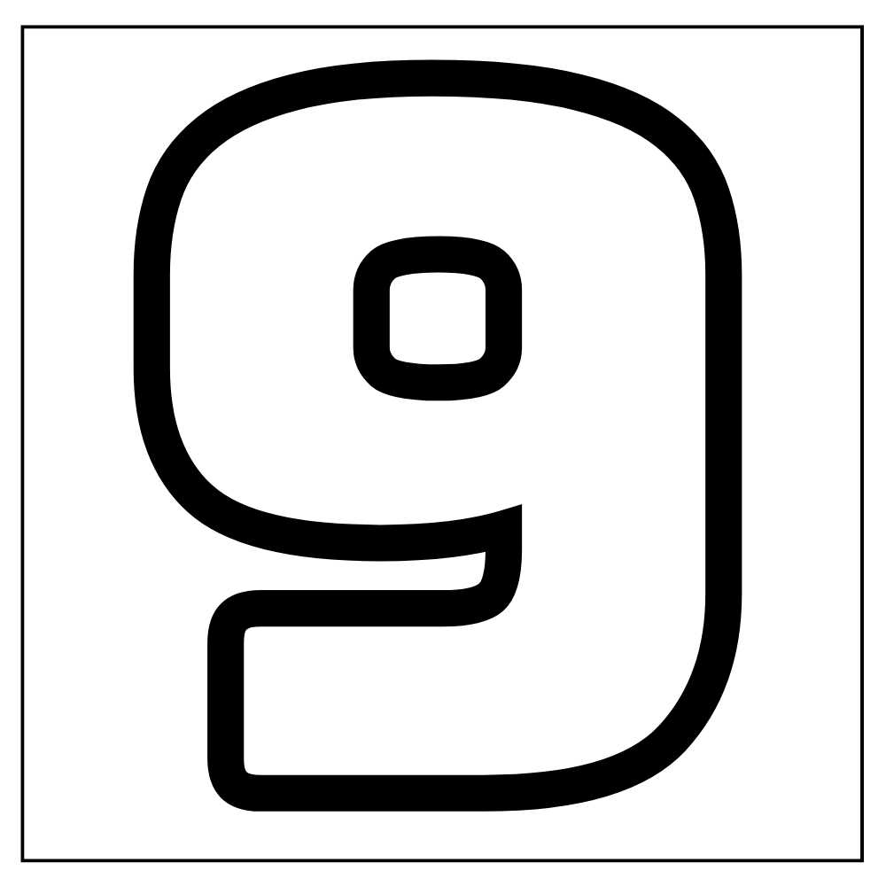 moldes numéricos 0-9