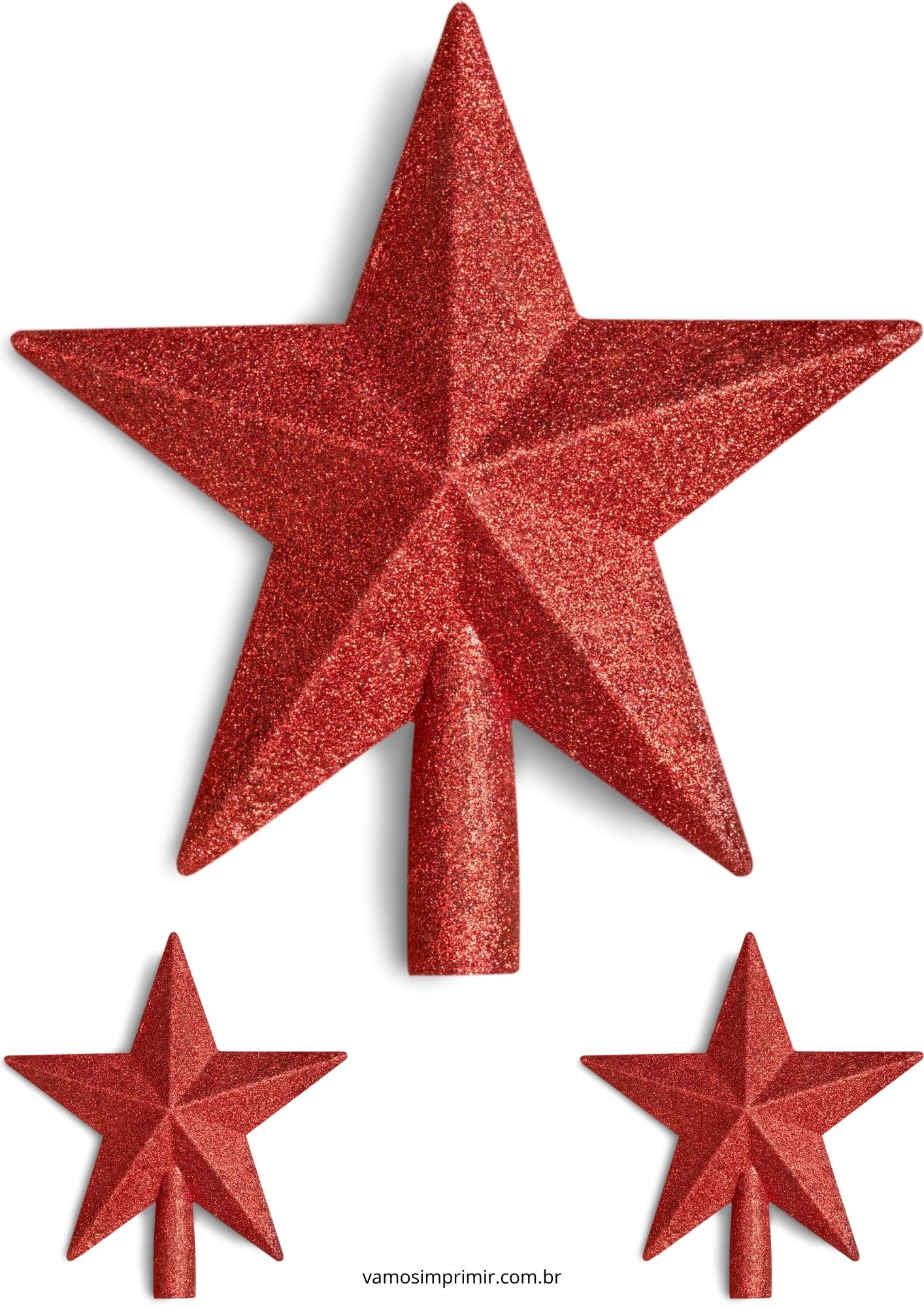 desenho de estrela de natal para imprimir