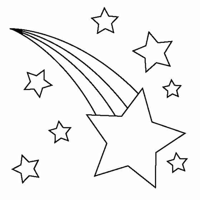 estrela de EVA para colar