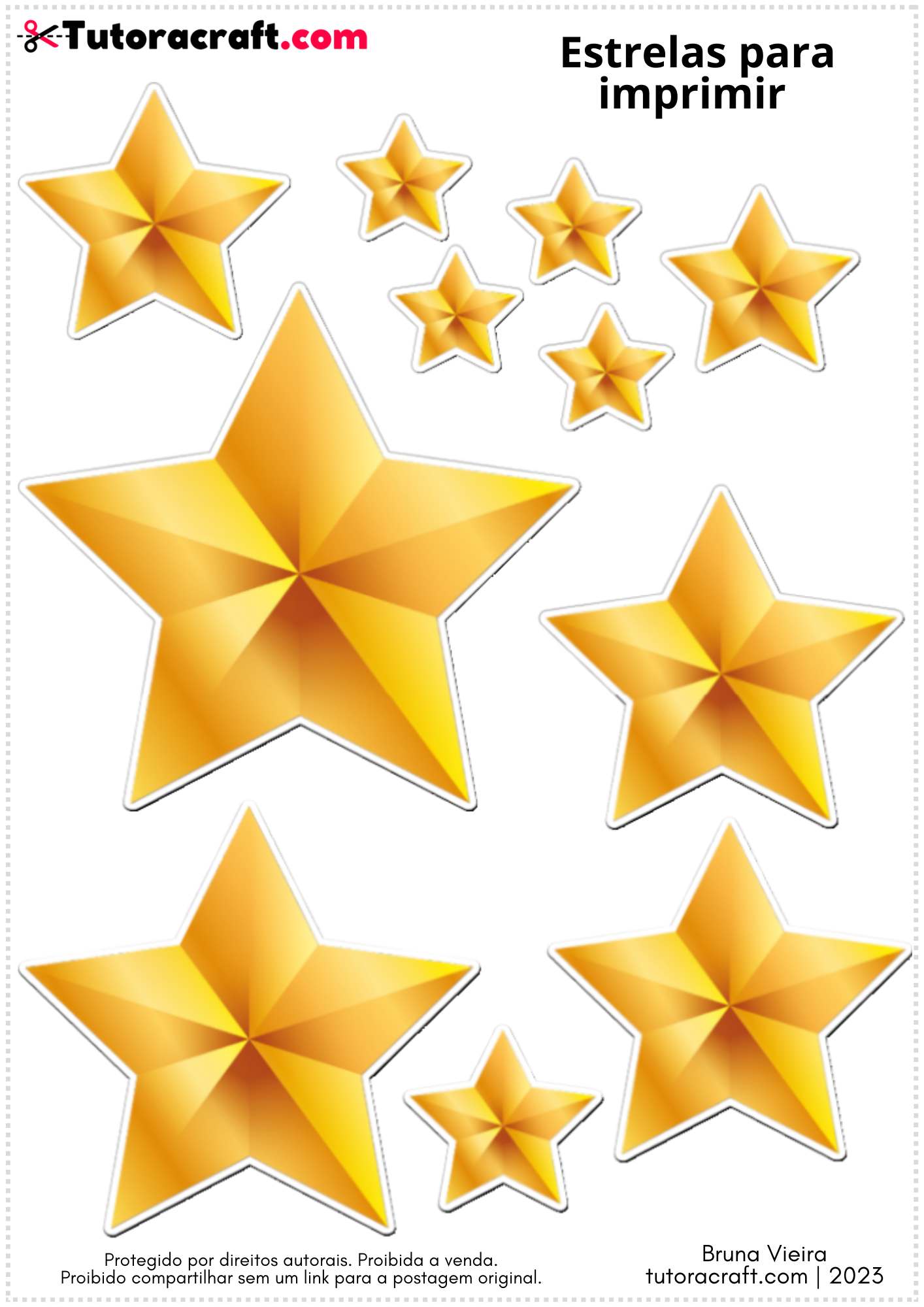 estrela de natal geométrica para imprimir