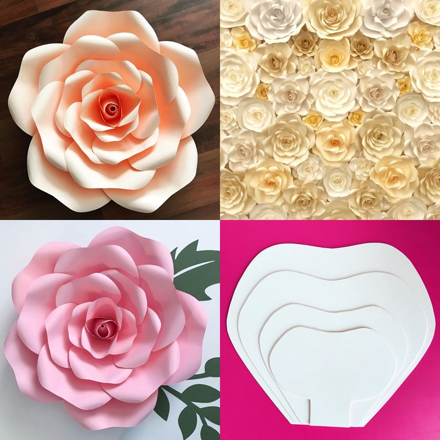 moldes de flores para imprimir em tamanho real