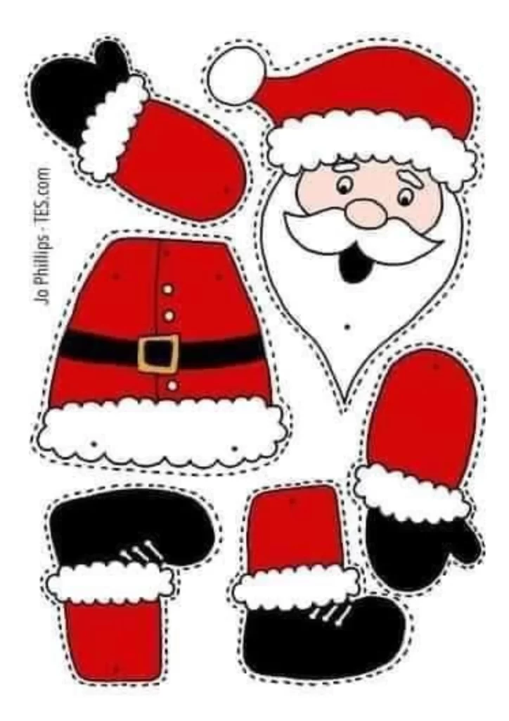 moldes de bonecos de natal para costurar
