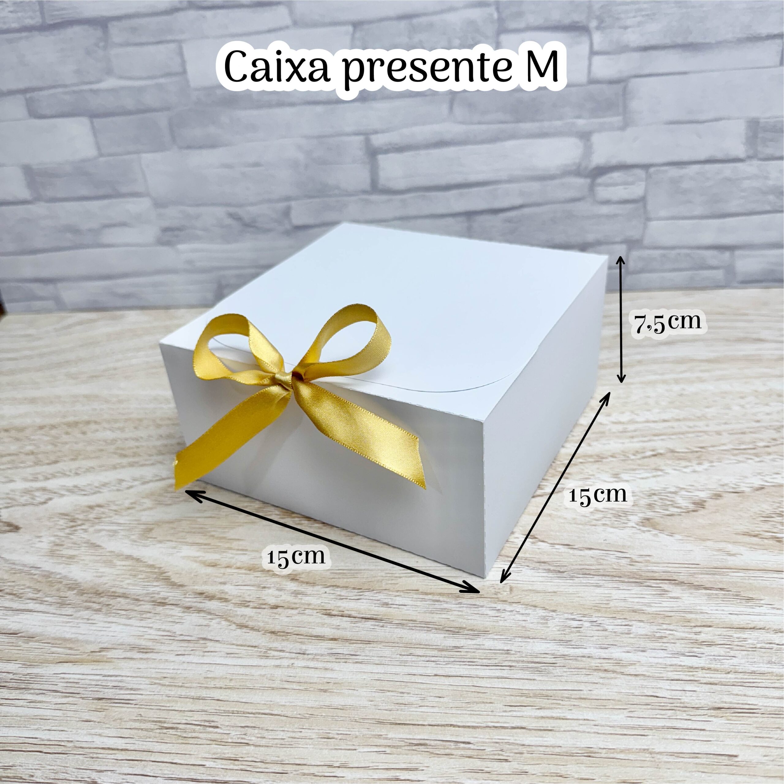 como fazer caixa de presente com molde