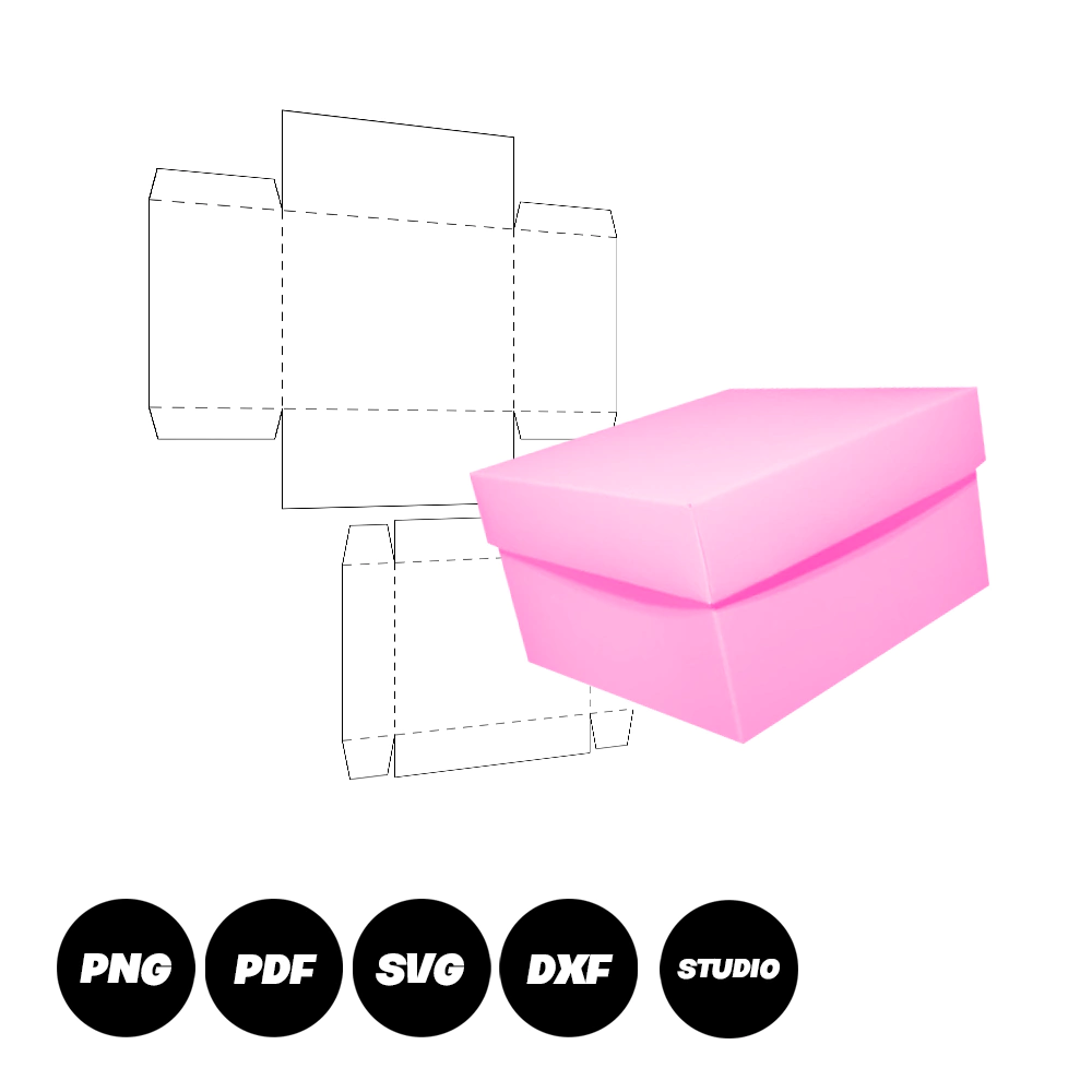 molde caixa de papel para imprimir