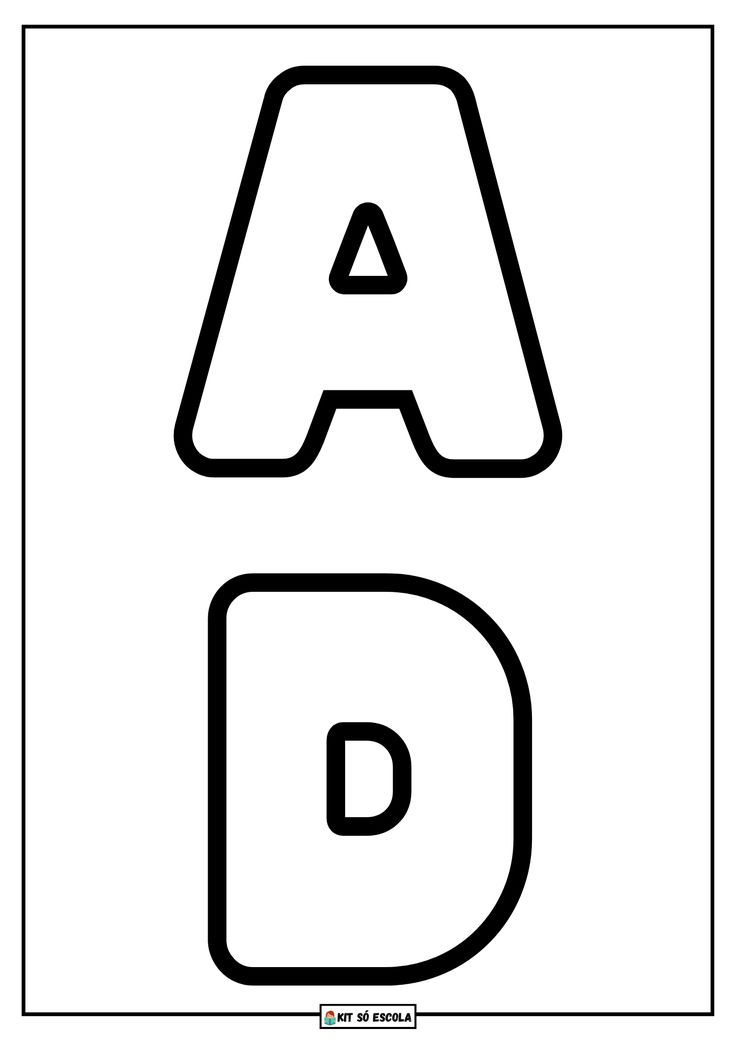 molde letra A para EVA
