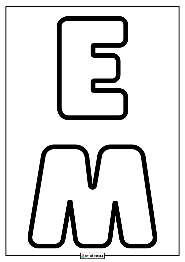 molde letra E cursiva para imprimir