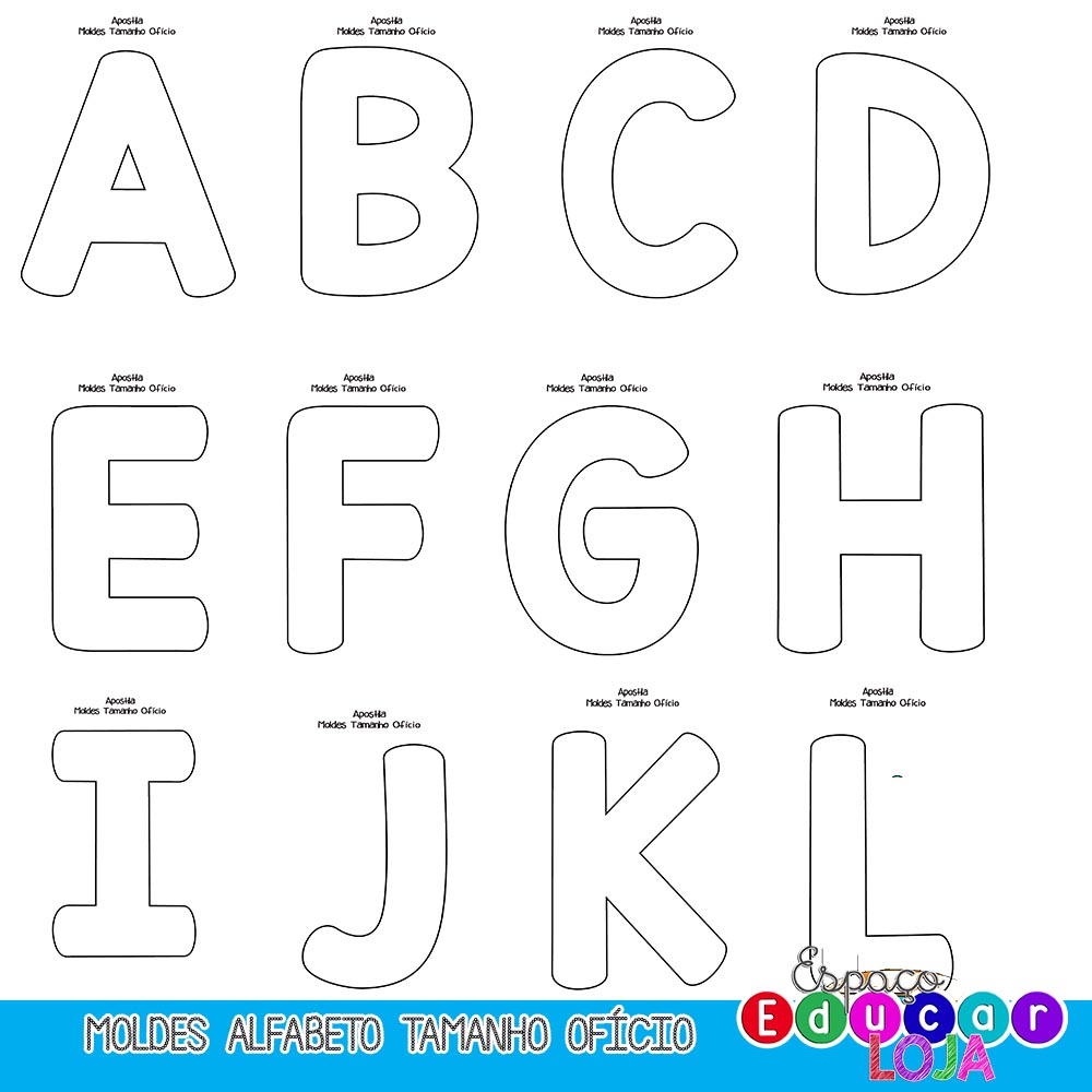 moldes de letras bastão pdf
