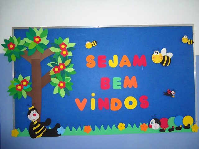 recepção alunos escola