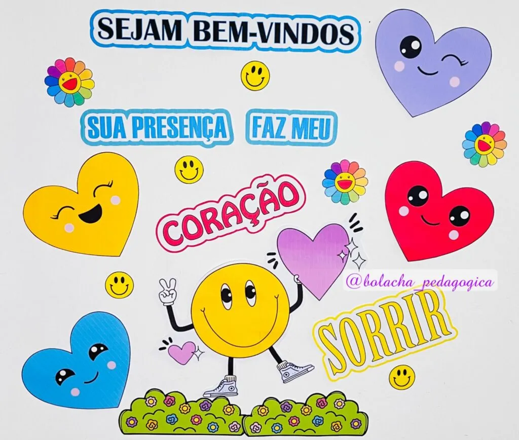 painel decorativo escola infantil