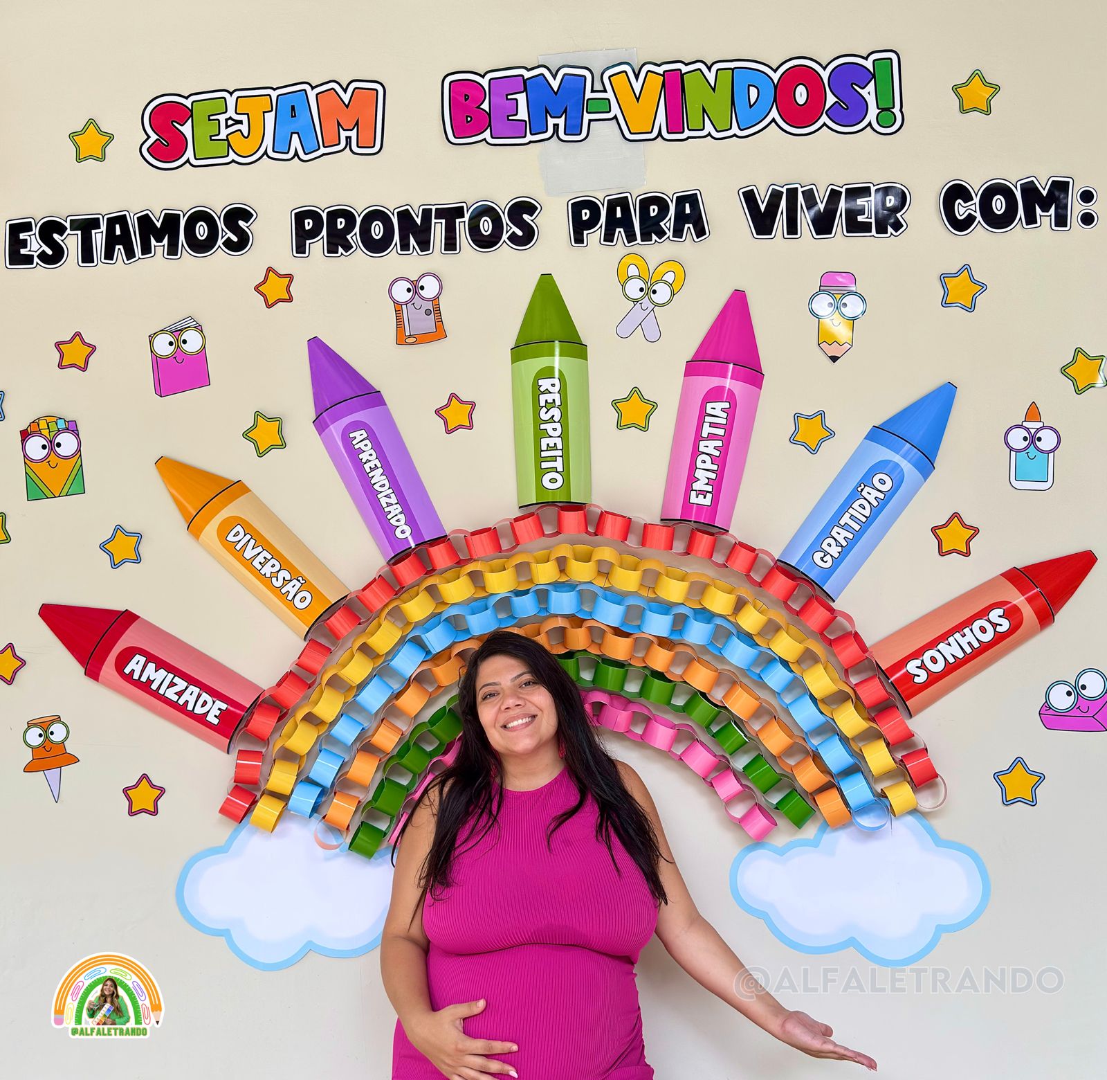 mural personalizado escola