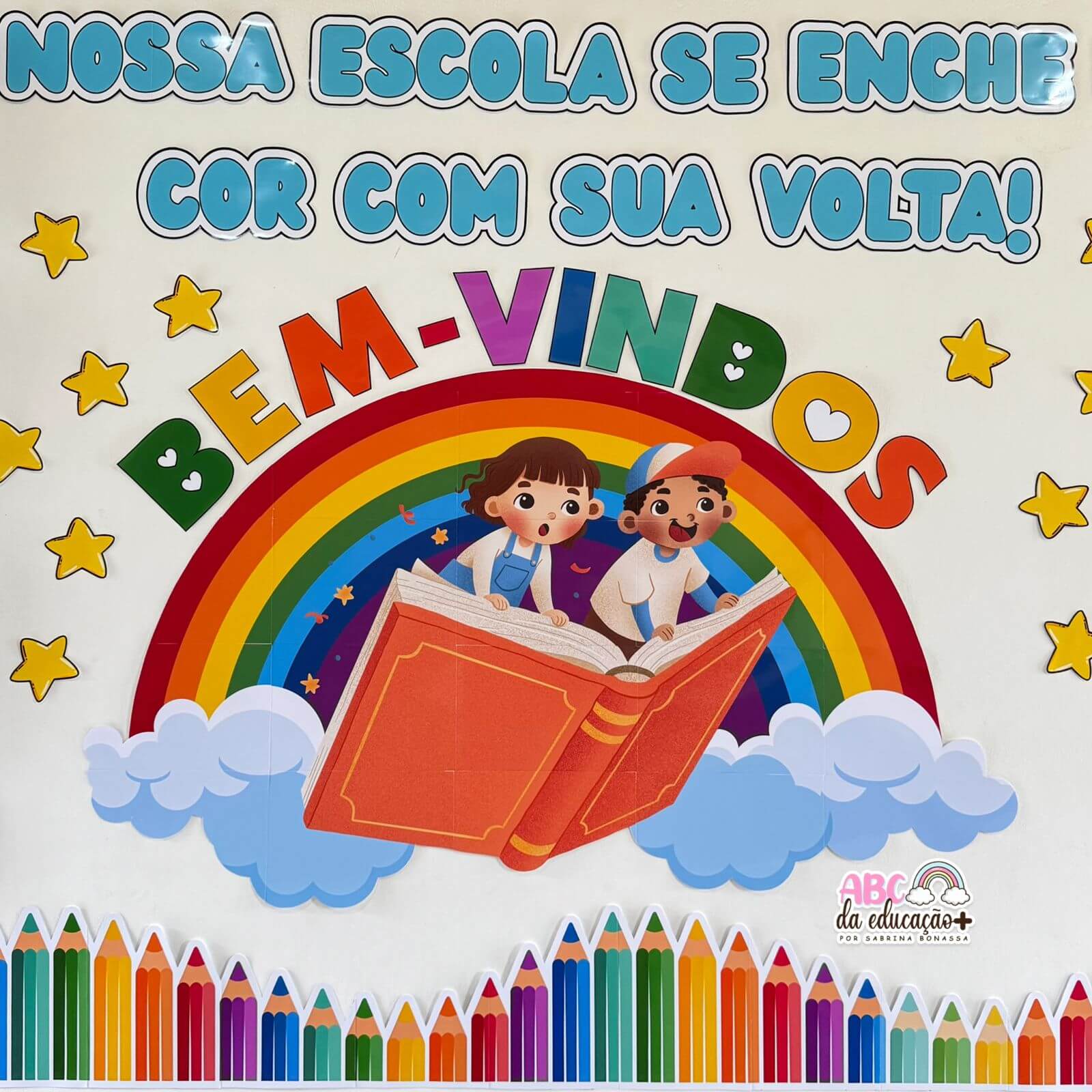 decoração volta às aulas ensino médio moderna