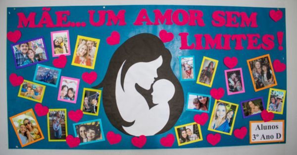 mural dia das mães educação infantil