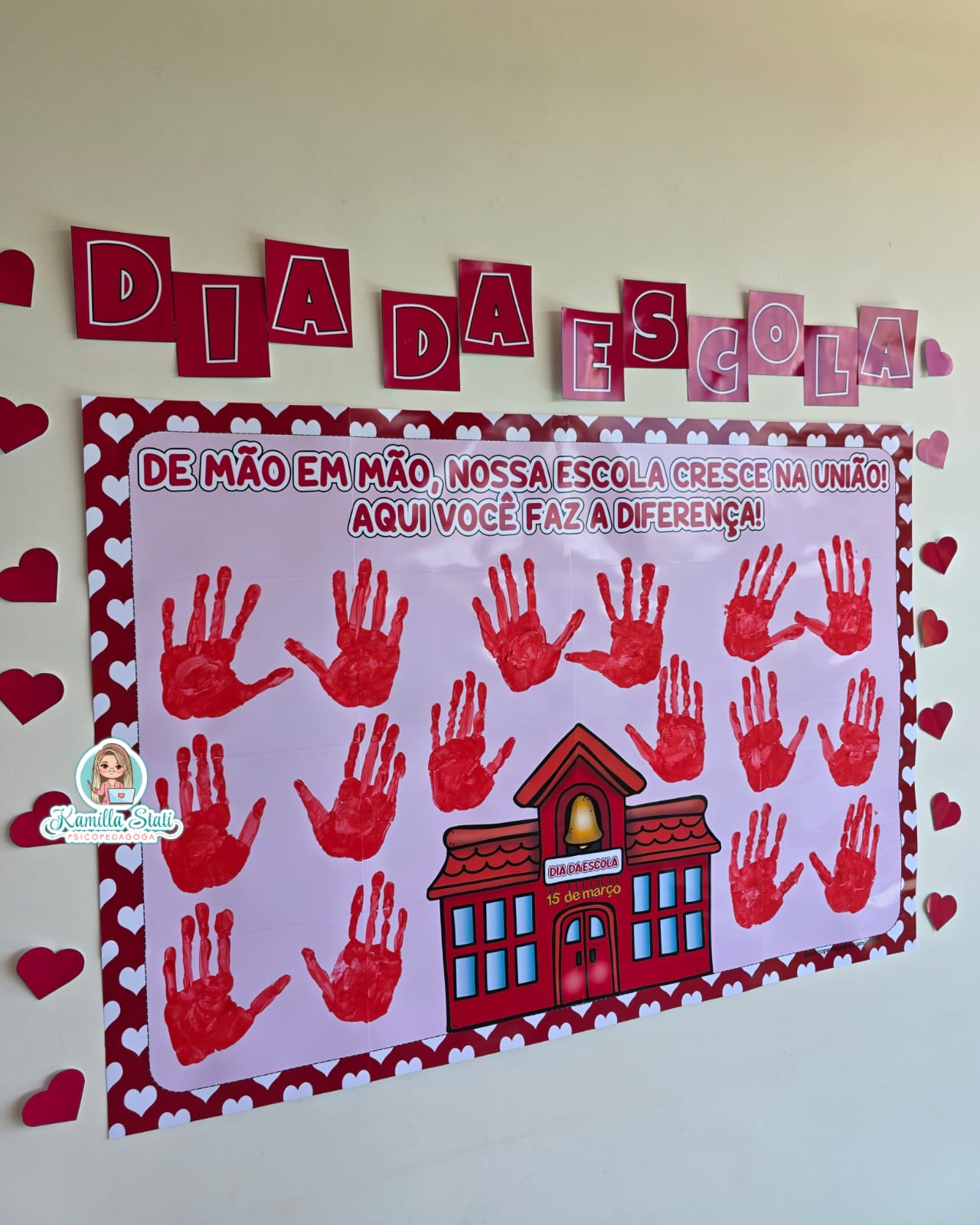 mural de atividades para crianças