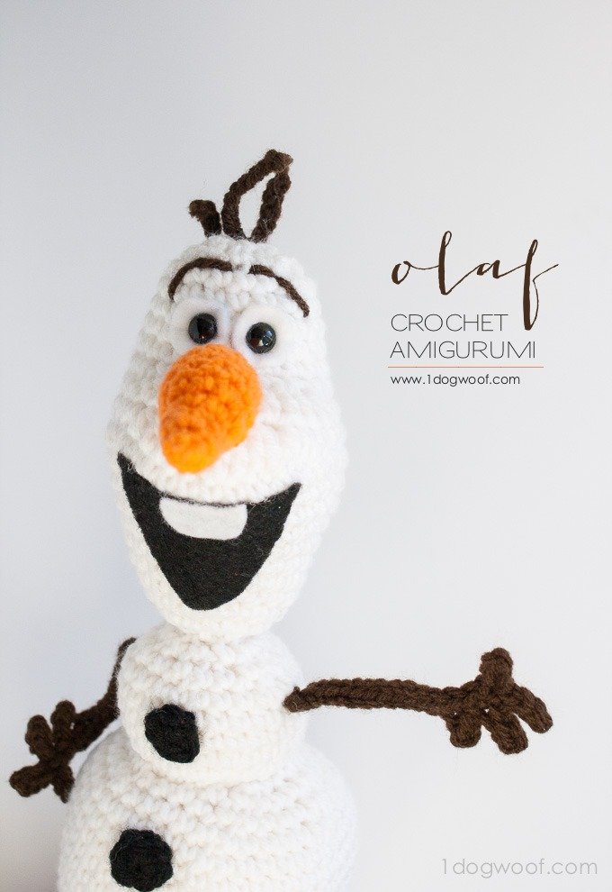 amigurumi do Olaf