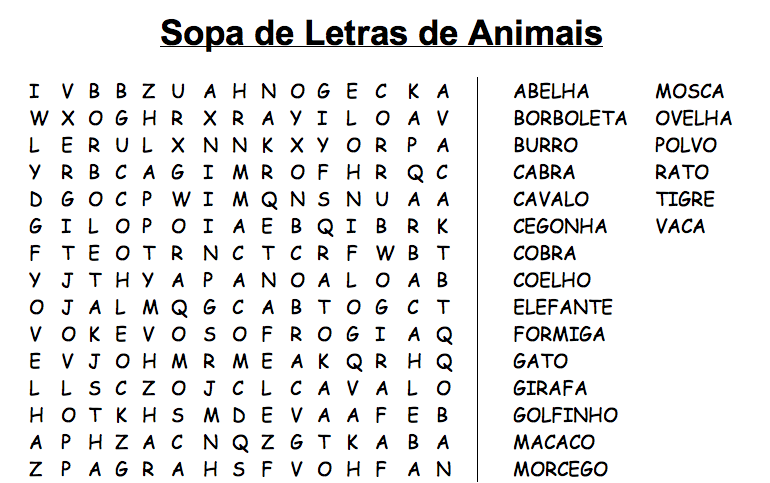 exercícios de ortografia infantil