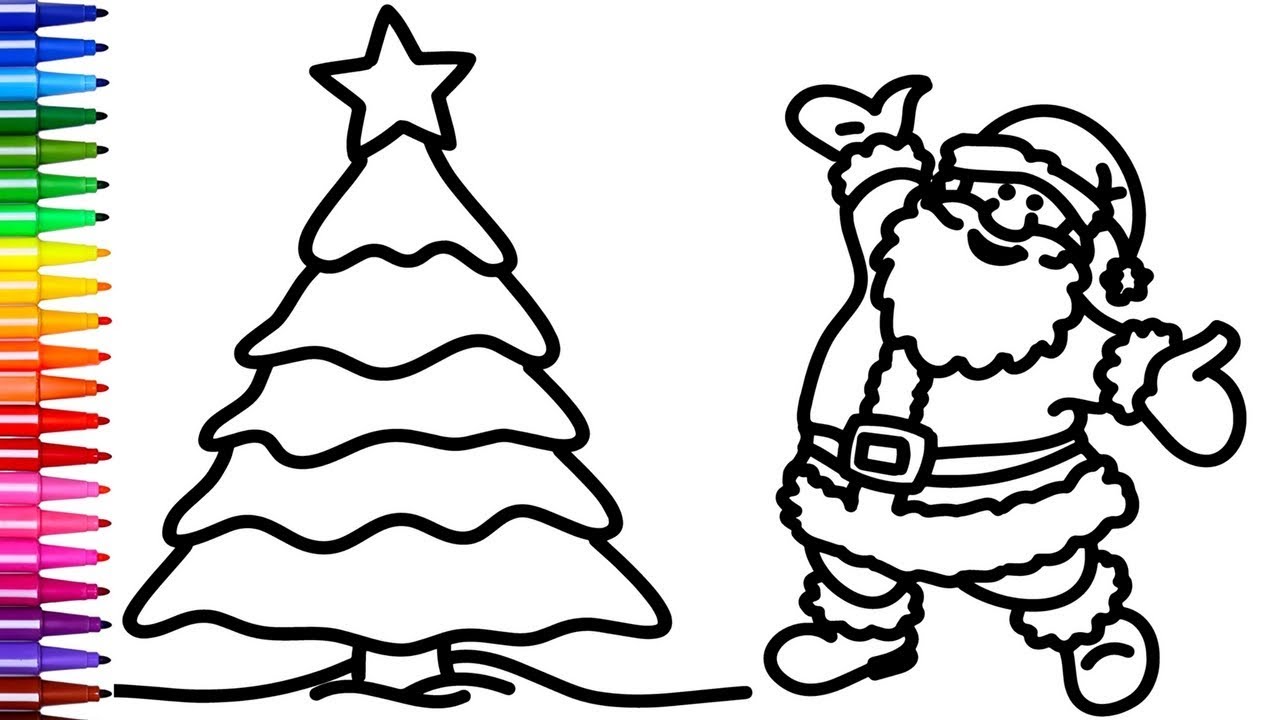 desenhos de natal fácil