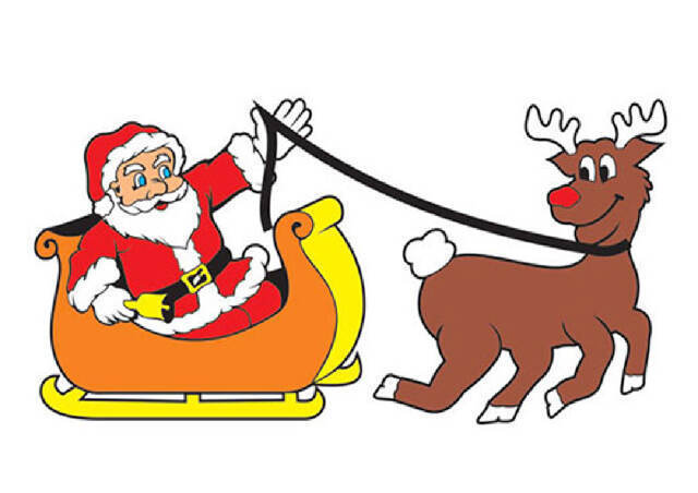papá noel para imprimir