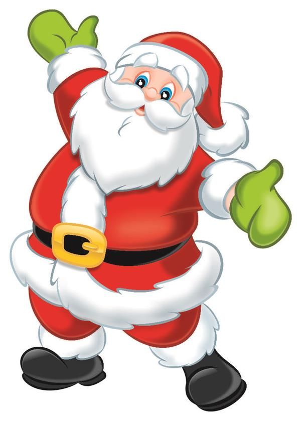 imagem papai noel colorido para baixar